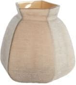 Light & Living Vaas Veliko - glas donker bruin Bruin Vaas