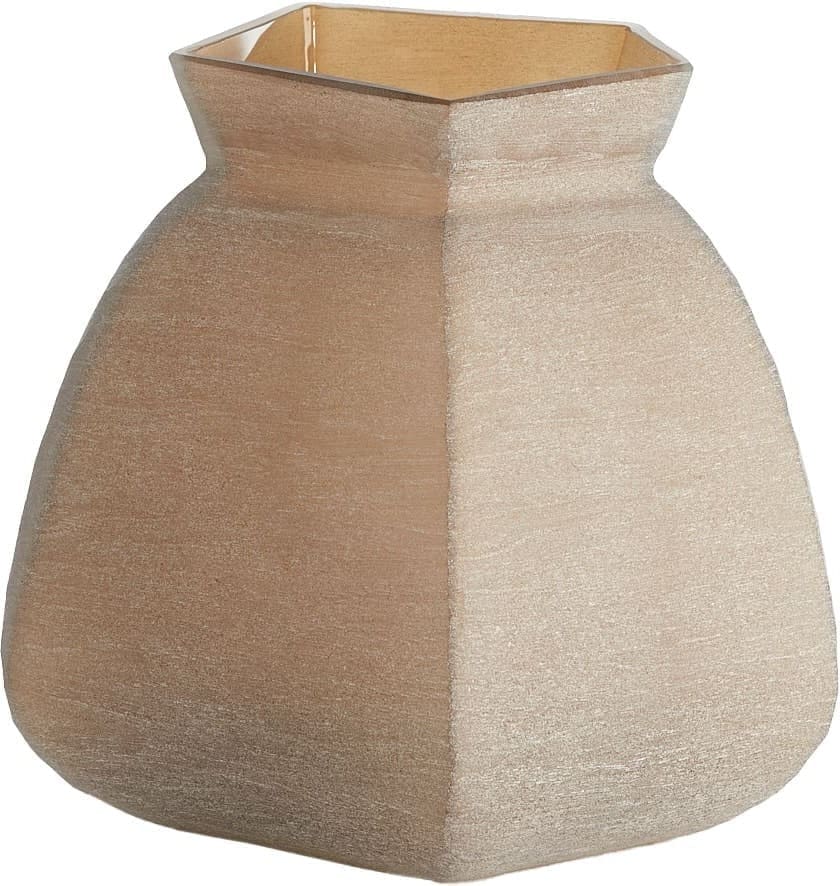Light & Living Vaas Veliko - glas donker bruin Bruin Vaas