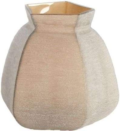 Light & Living Vaas Veliko - glas donker bruin Bruin Vaas