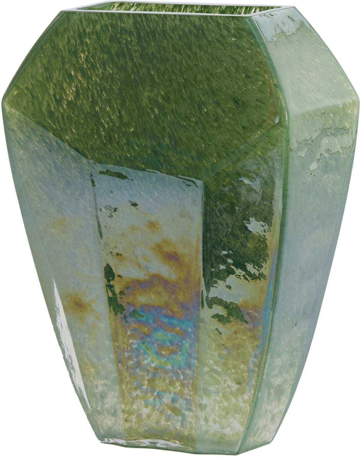 Light & Living Vaas Vionna - glas donker groen luster Groen Vaas