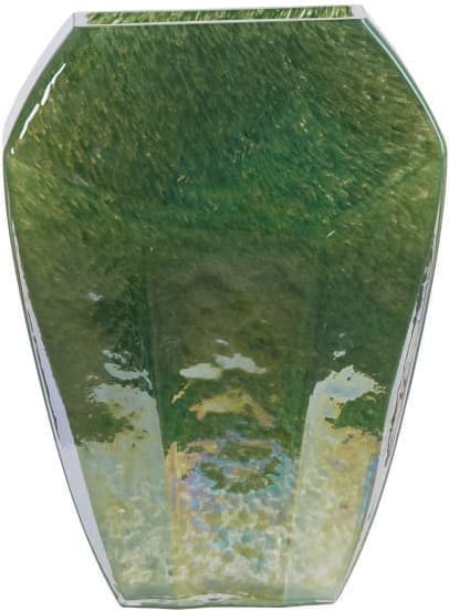 Light & Living Vaas Vionna - glas donker groen luster Groen Vaas