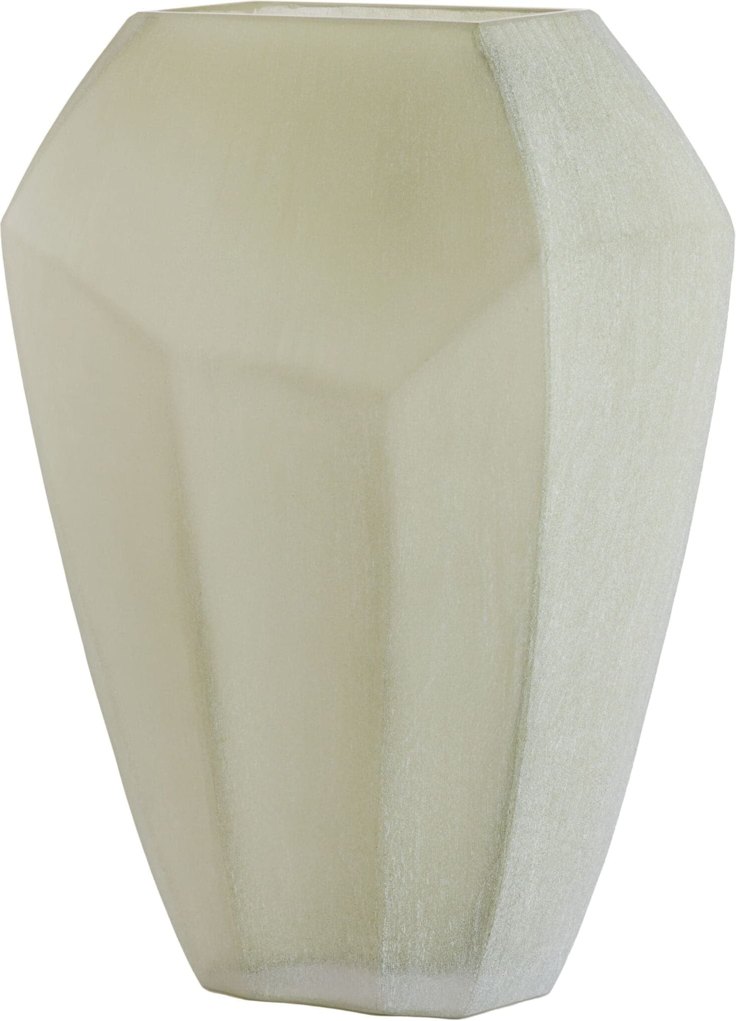 Light & Living Vaas Vionna - glas olijf groen Groen Vaas