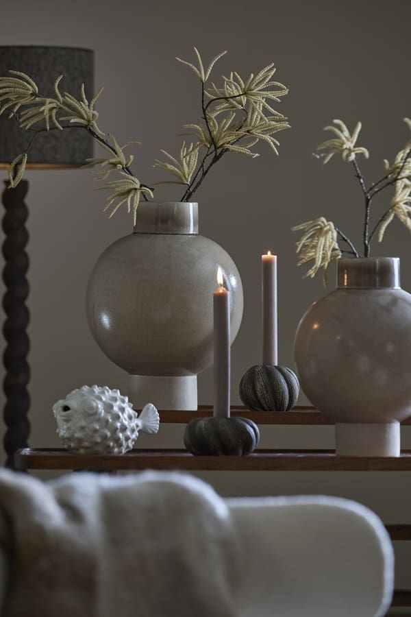 Light & Living Vaas Zelata - keramiek zand Bruin Vaas