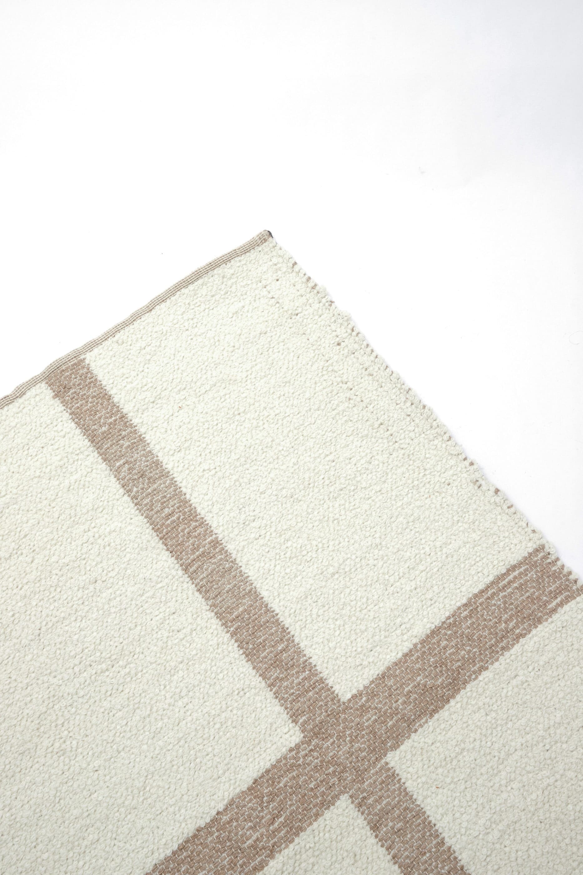 Light & Living Vloerkleed Bukit - wol crème+jute naturel Wit Vloerkleed