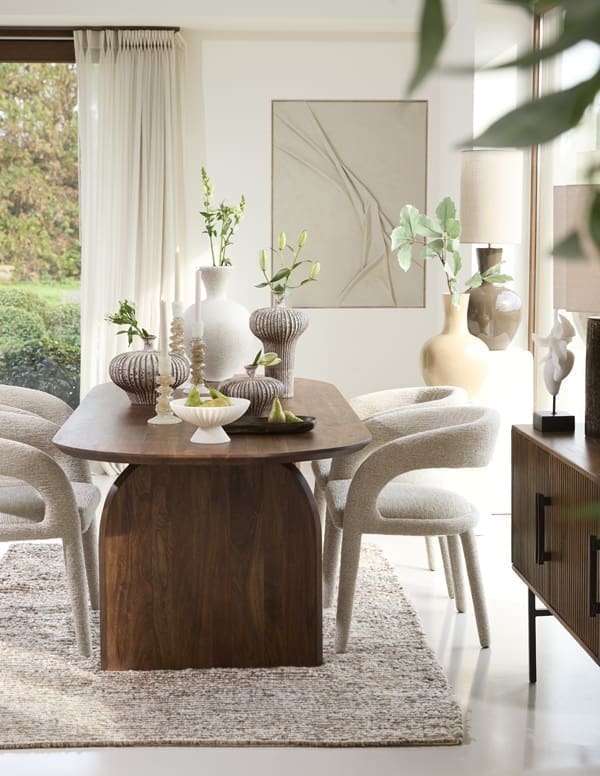Light & Living Vloerkleed Danira - bruin-grijs+crème Bruin Vloerkleed