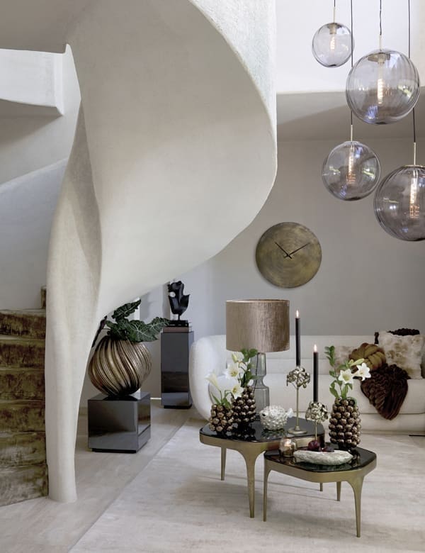 Light & Living Vloerkleed Tebet - zand Bruin Vloerkleed