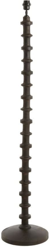Light & Living Vloerlamp Cecily - hout mat donker roodbruin Bruin Vloerlamp