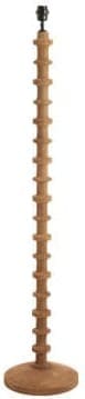 Light & Living Vloerlamp Cecily - hout mat grijs-bruin Grijs Vloerlamp
