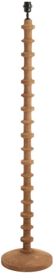 Light & Living Vloerlamp Cecily - hout mat grijs-bruin Grijs Vloerlamp