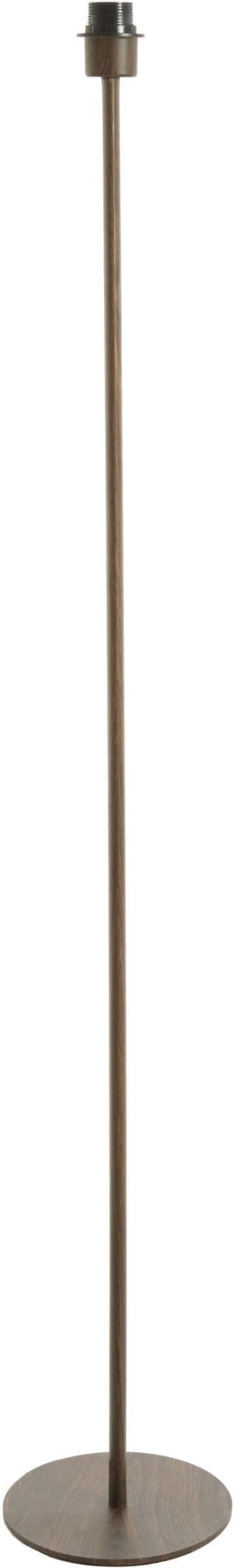 Light & Living Vloerlamp Cerini - hout print donker bruin Bruin Vloerlamp