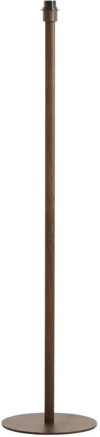 Light & Living Vloerlamp Cerini - hout print donker bruin Bruin Vloerlamp
