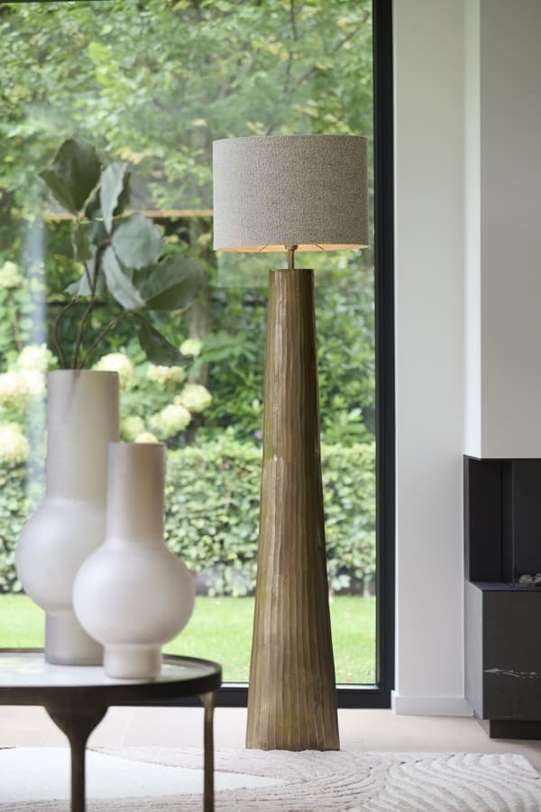 Light & Living Vloerlamp Mijas - antiek brons Brons Vloerlamp