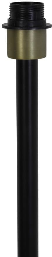 Light & Living Vloerlamp Rodrigo - antiek brons+mat zwart Zwart Vloerlamp
