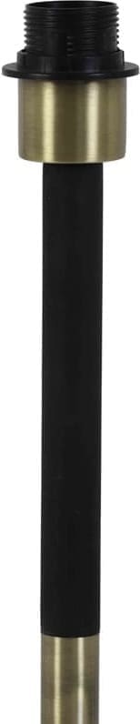 Light & Living Vloerlamp Rodrigo - antiek brons+mat zwart Zwart Vloerlamp