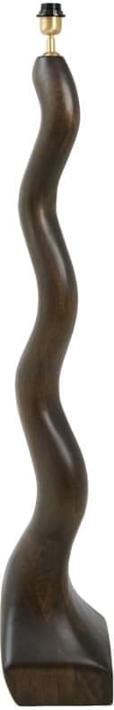 Light & Living Vloerlamp Vika - hout chocolade bruin Bruin Vloerlamp