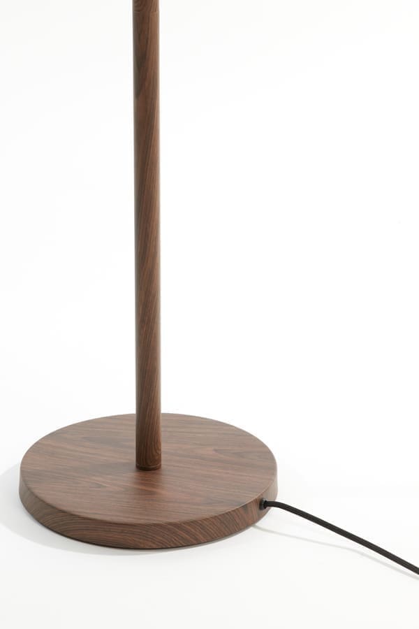 Light & Living Vloerlamp Washington - hout print donker bruin Bruin Vloerlamp