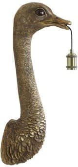 Light & Living Wandlamp Ostrich - antiek brons Brons Wandlamp