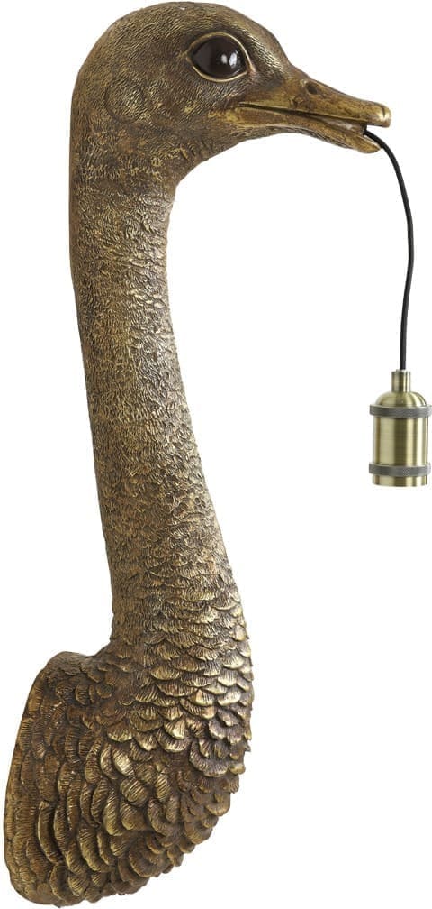 Light & Living Wandlamp Ostrich - antiek brons Brons Wandlamp