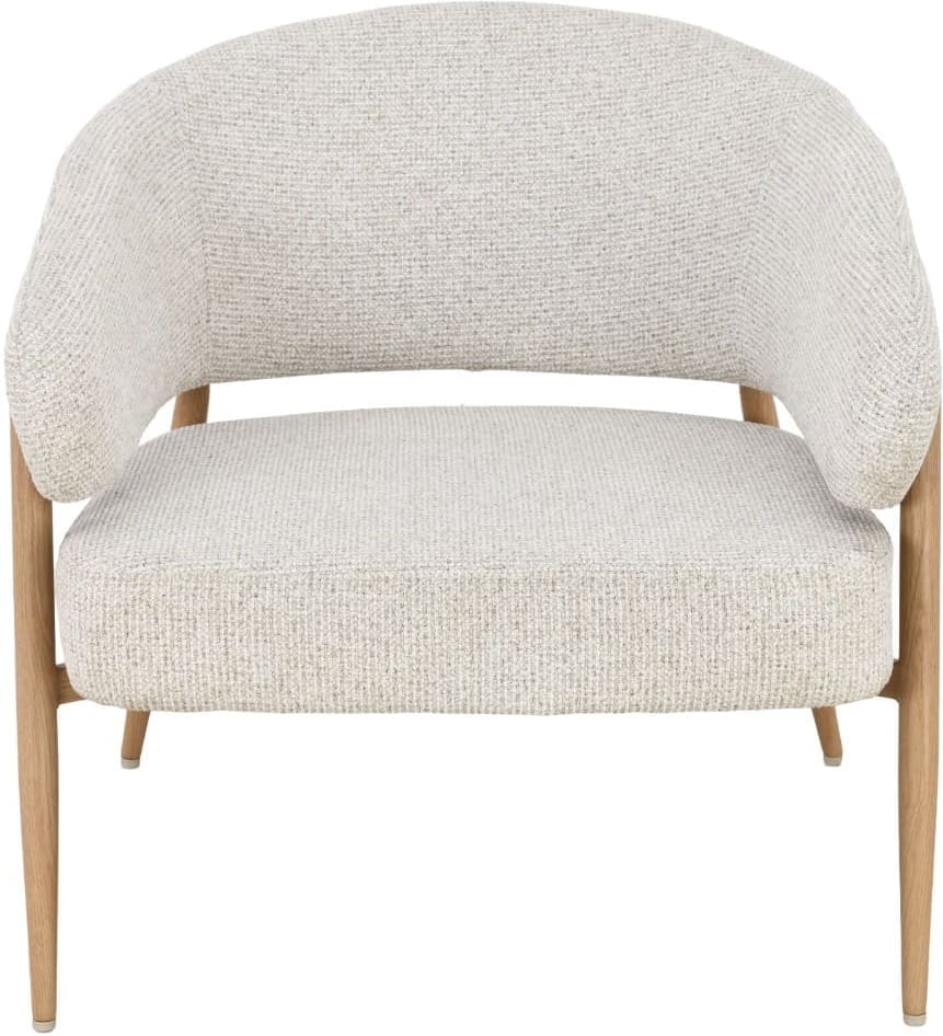 Livingfurn Fauteuil Dilan Hush Oak Bruin Fauteuil