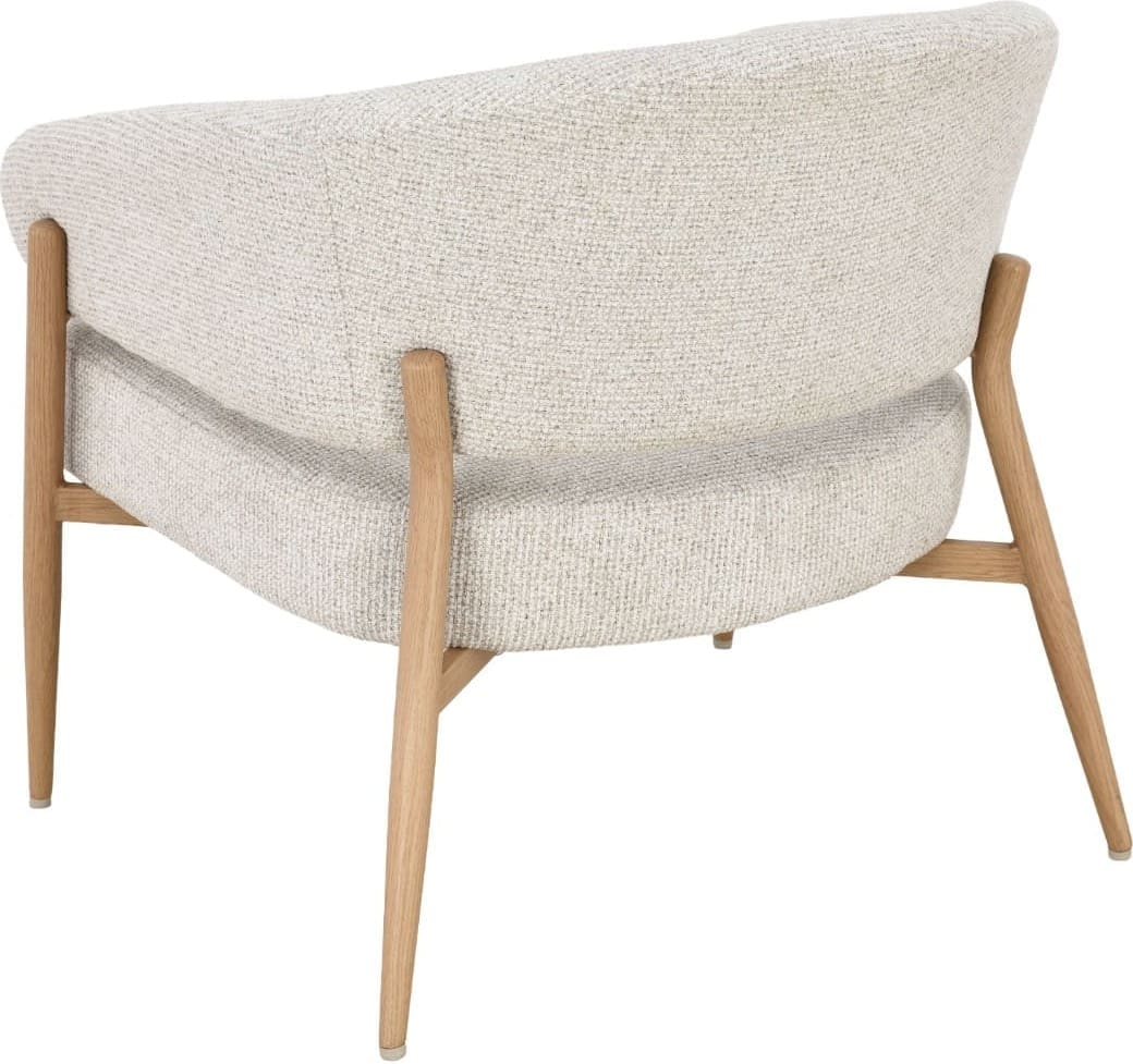 Livingfurn Fauteuil Dilan Hush Oak Bruin Fauteuil