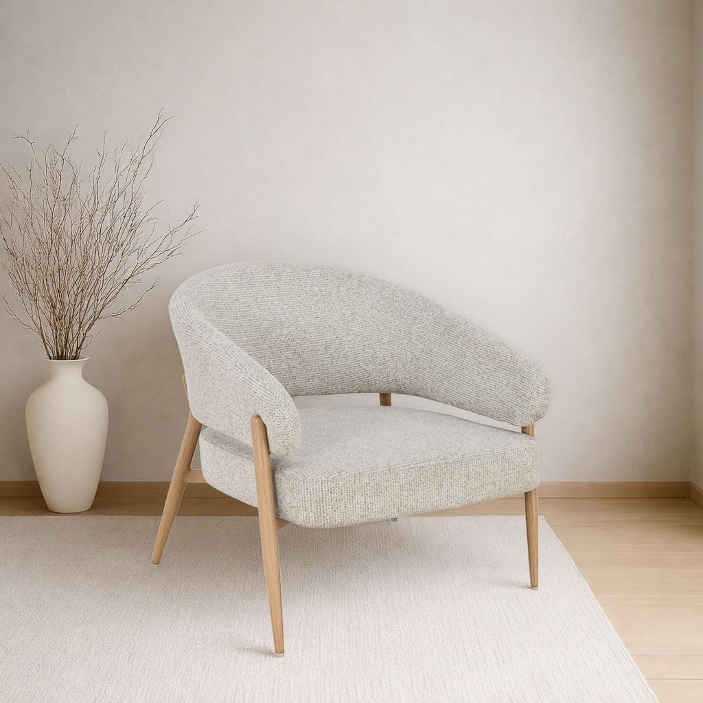 Livingfurn Fauteuil Dilan Hush Oak Bruin Fauteuil