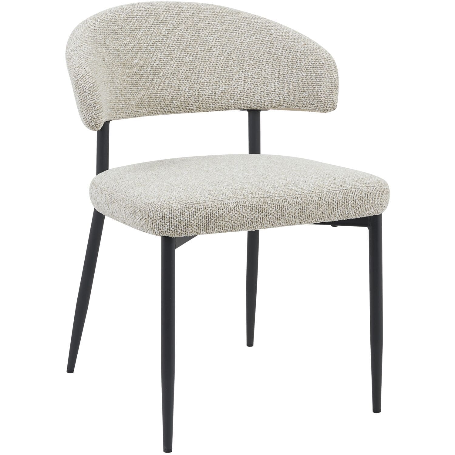 Profijt Meubel Eetkamerstoel Roseto beige Beige|Wit Eetkamerstoel