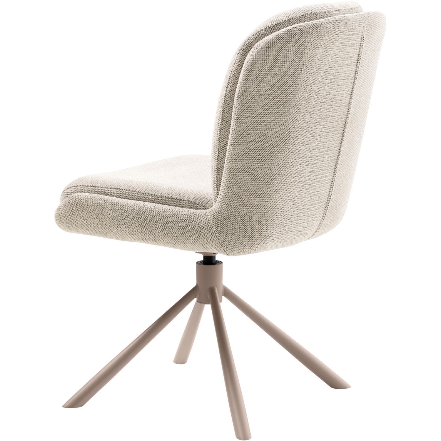Profijt Meubel Eetkamerstoel Texico draaibaar beige Beige|Wit Eetkamerstoel