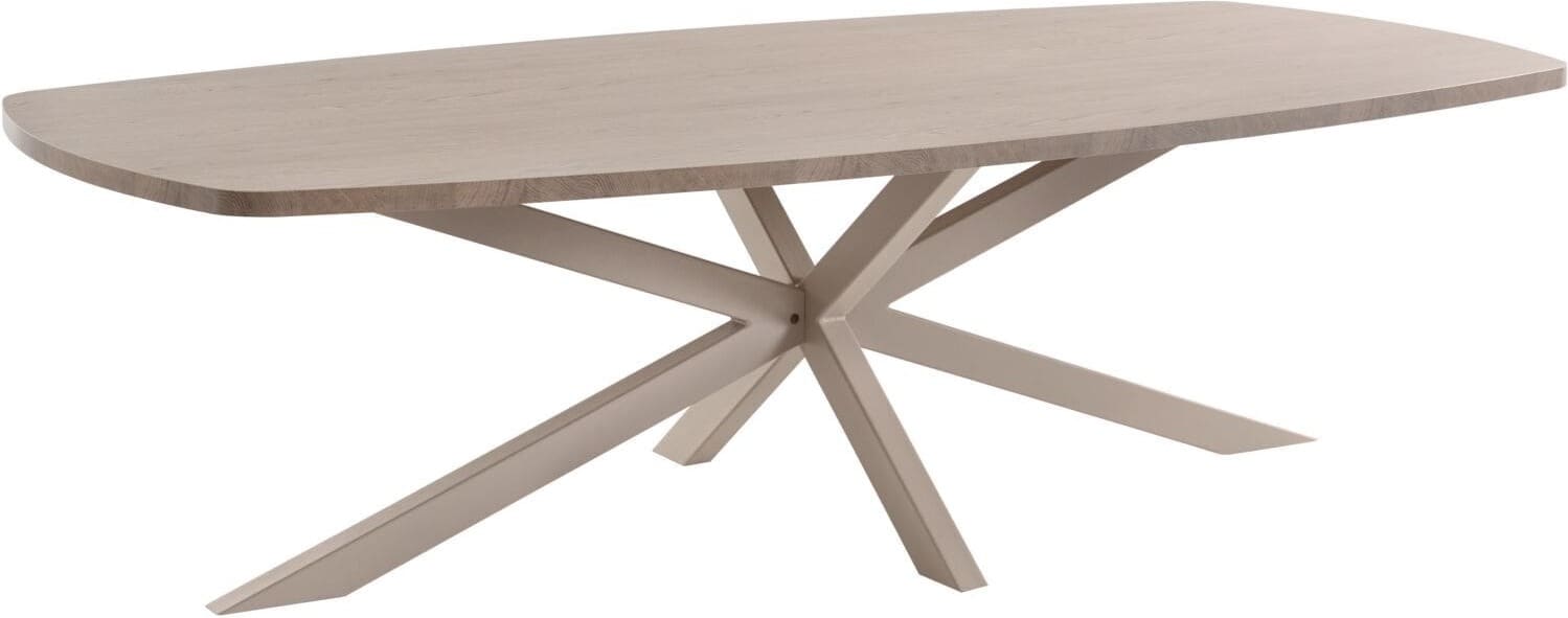 Profijt Meubel Eettafel Casalani 250x128 cm Deens ovaal Bruin Eettafel