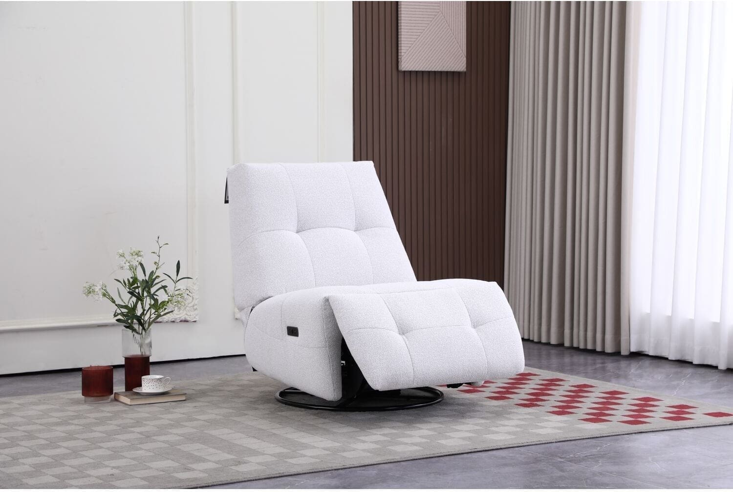 Profijt Meubel Relaxfauteuil Redan elektrisch wit Rood Fauteuil