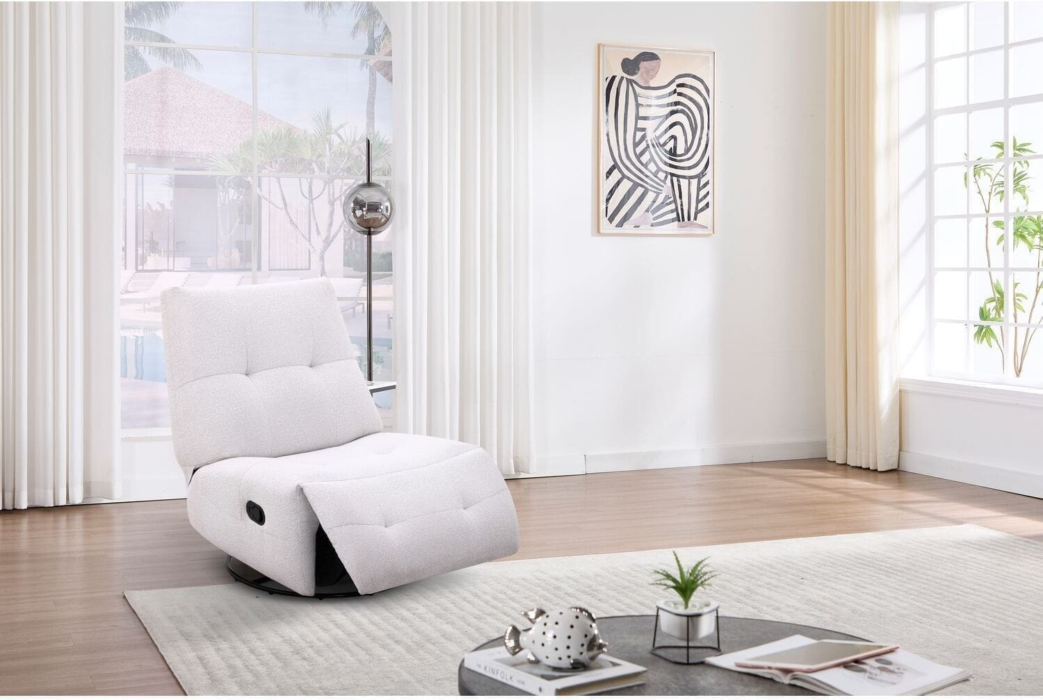 Profijt Meubel Relaxfauteuil Redan wit Rood Fauteuil
