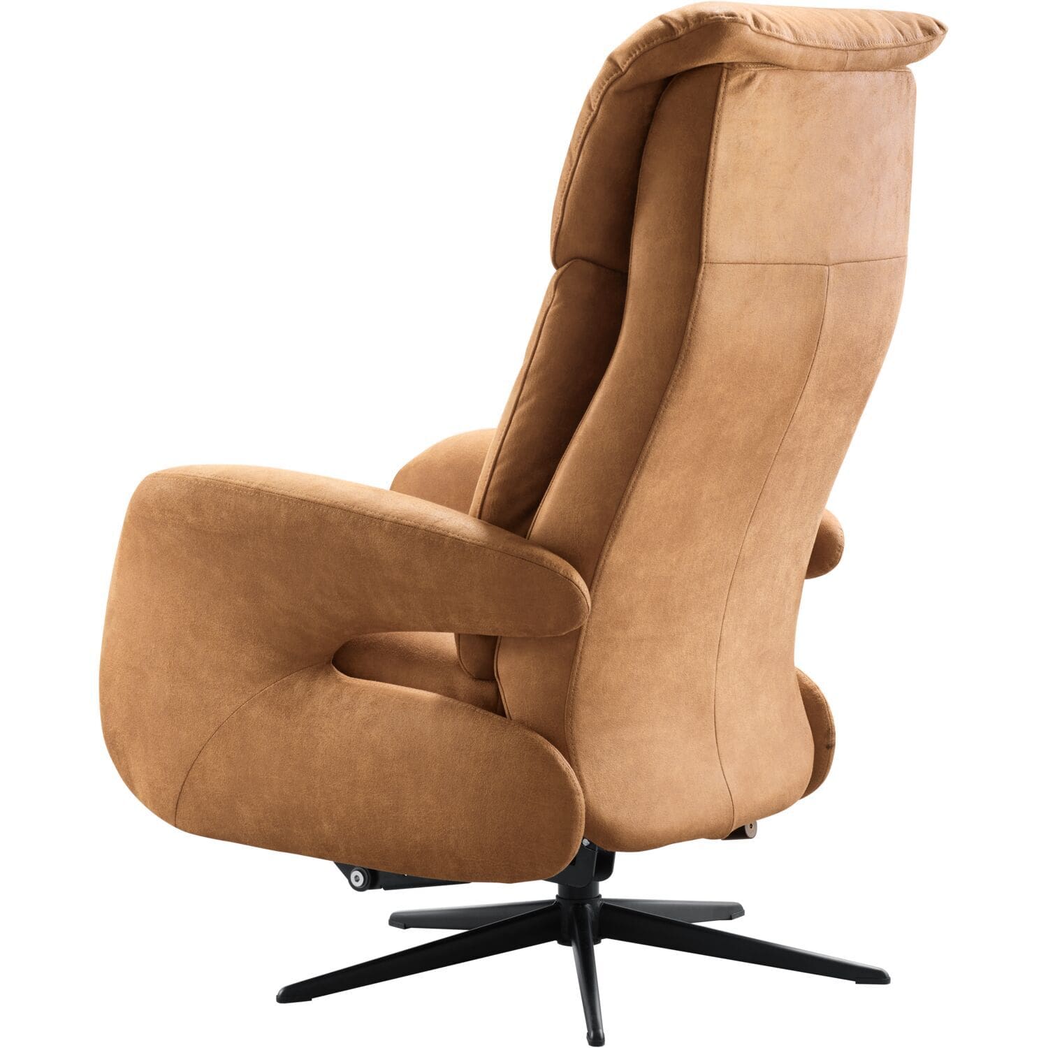 Profijt Meubel Relaxfauteuil Westlake elektrisch medium microleder bruin Bruin Fauteuil