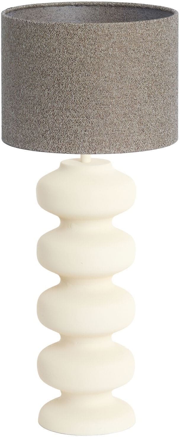 Profijt Meubel Tafellamp Boras beige Beige|Wit Tafellamp