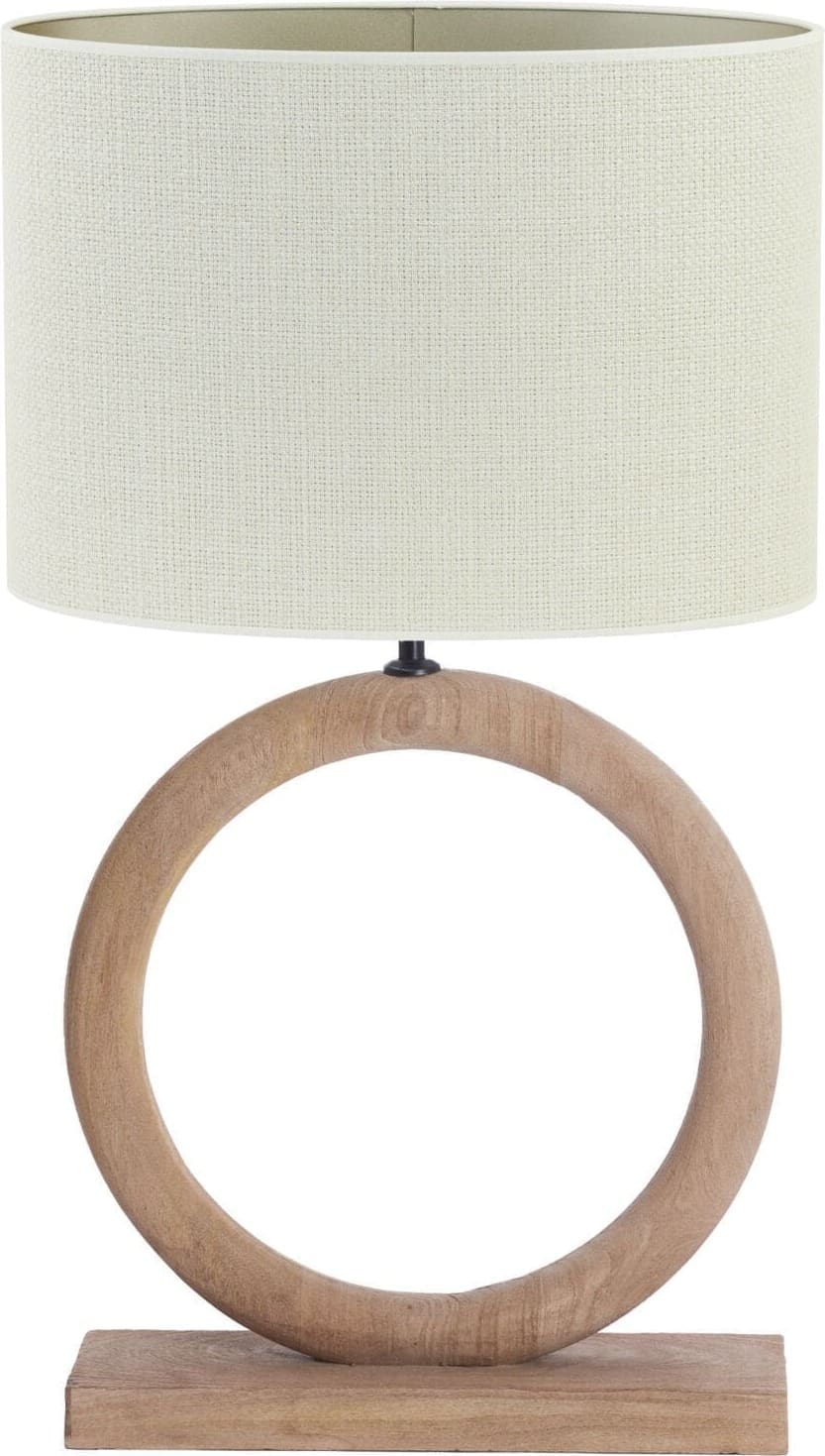 Profijt Meubel Tafellamp Ina beige Beige|Wit Tafellamp