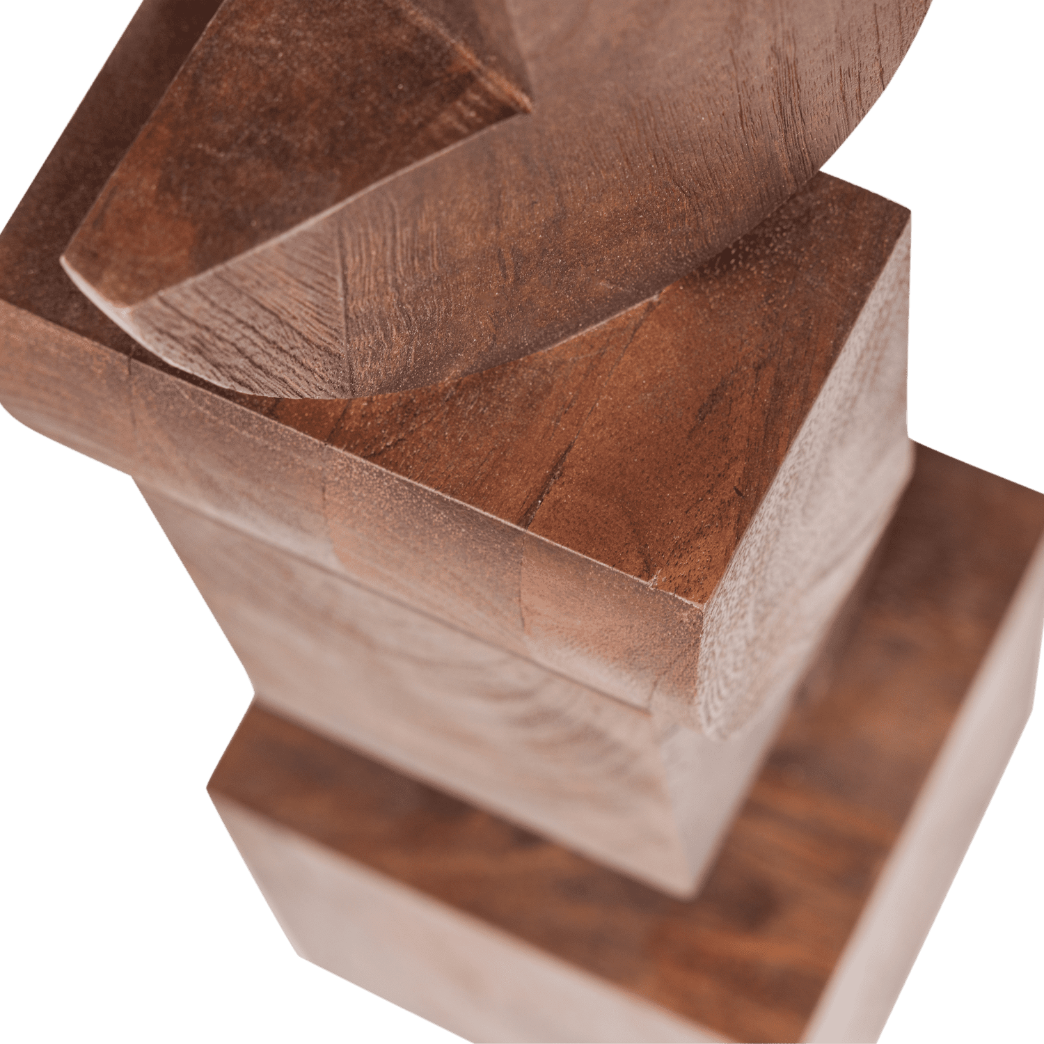 WOOOD Draxa sculptuur ornament hout bruin Bruin