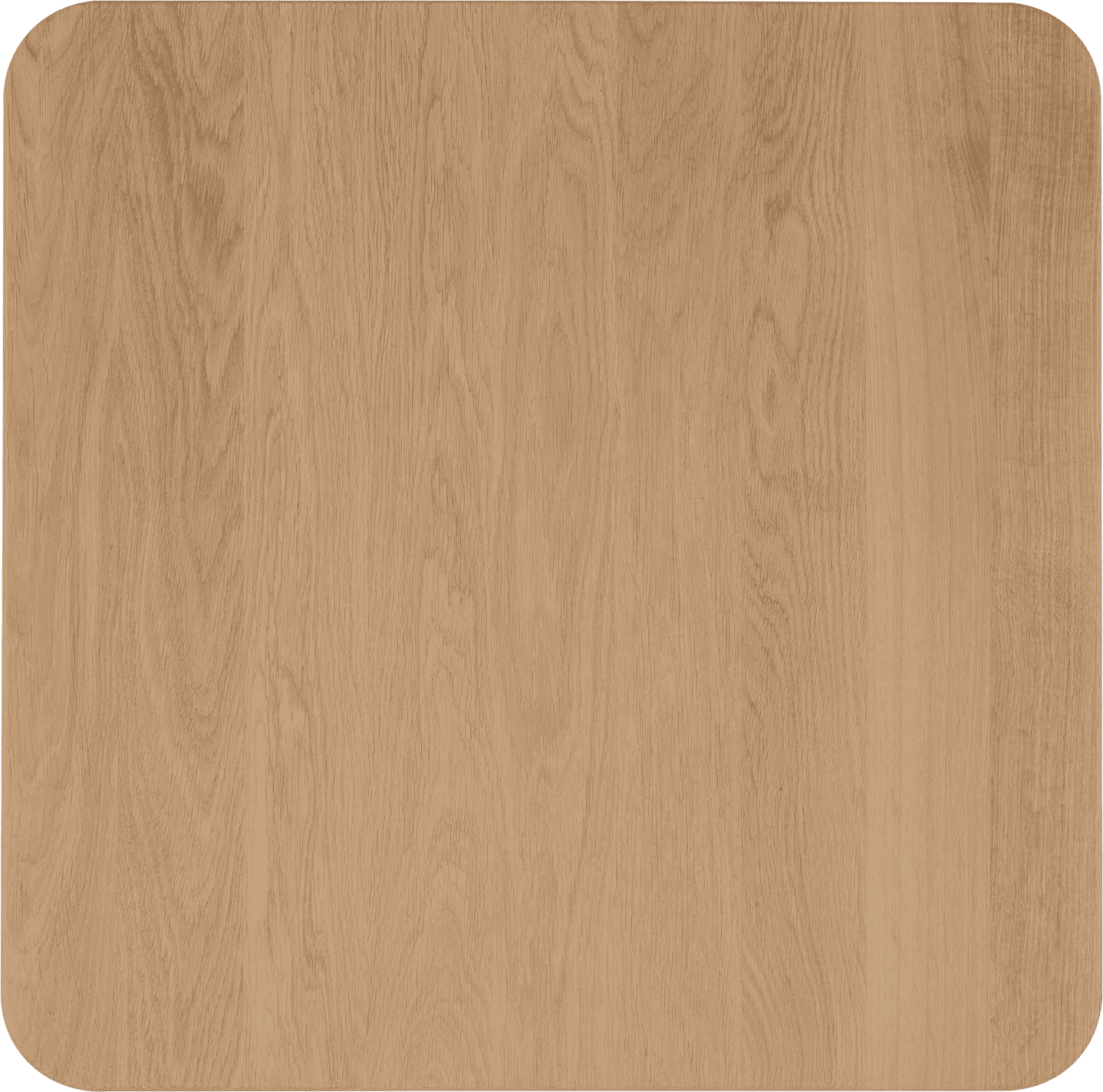 WOOOD Eettafel bartafel afgeronde hoek dl transparant Transparant Bartafel