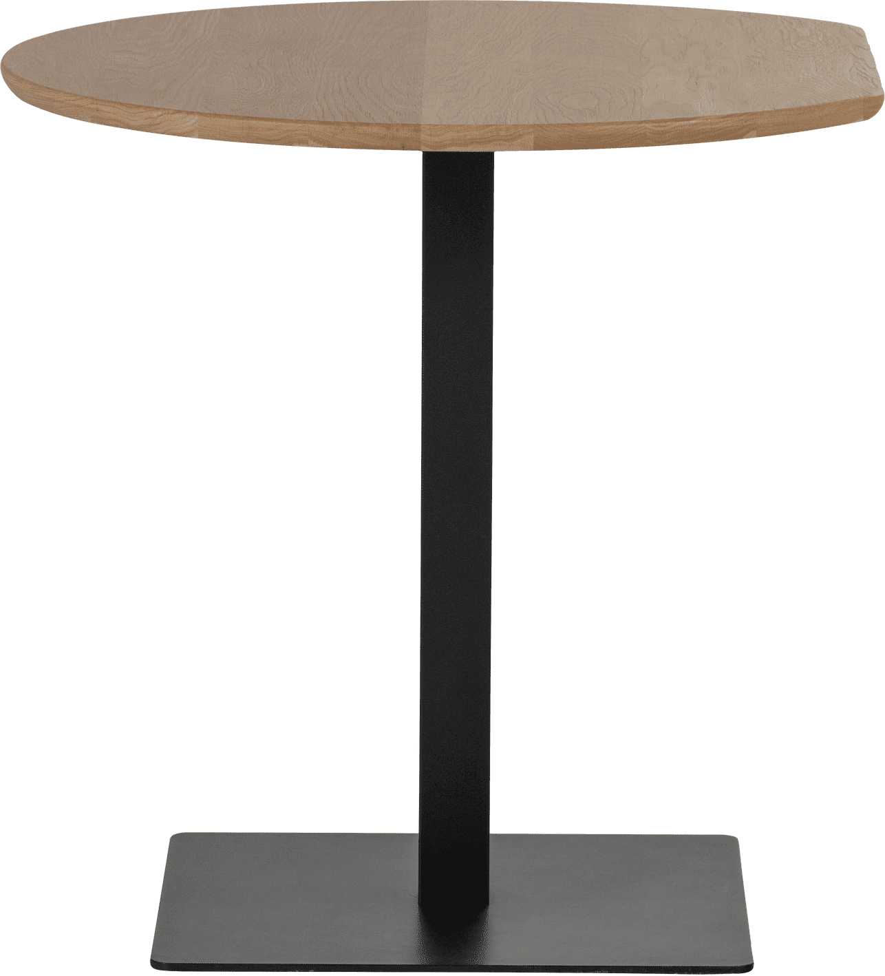 WOOOD Eettafel bistro tafel eindstuk dl 80x74cm transparant Transparant