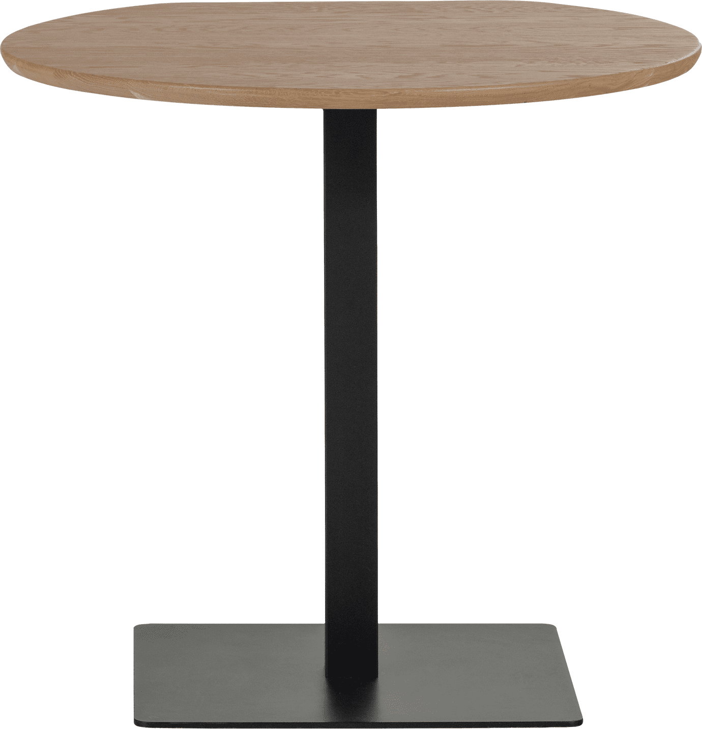 WOOOD Eettafel bistro tafel eindstuk dl 80x74cm transparant Transparant