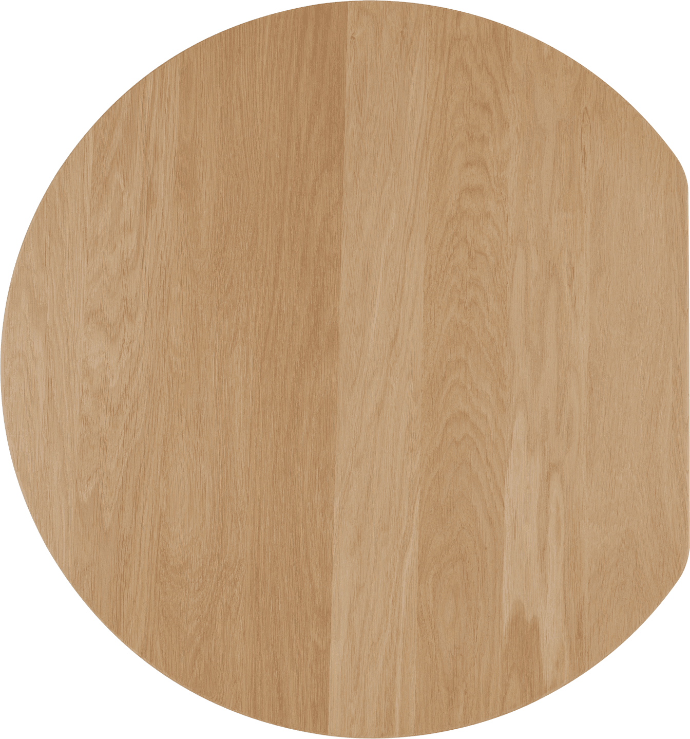 WOOOD Eettafel bistro tafel eindstuk dl 80x74cm transparant Transparant
