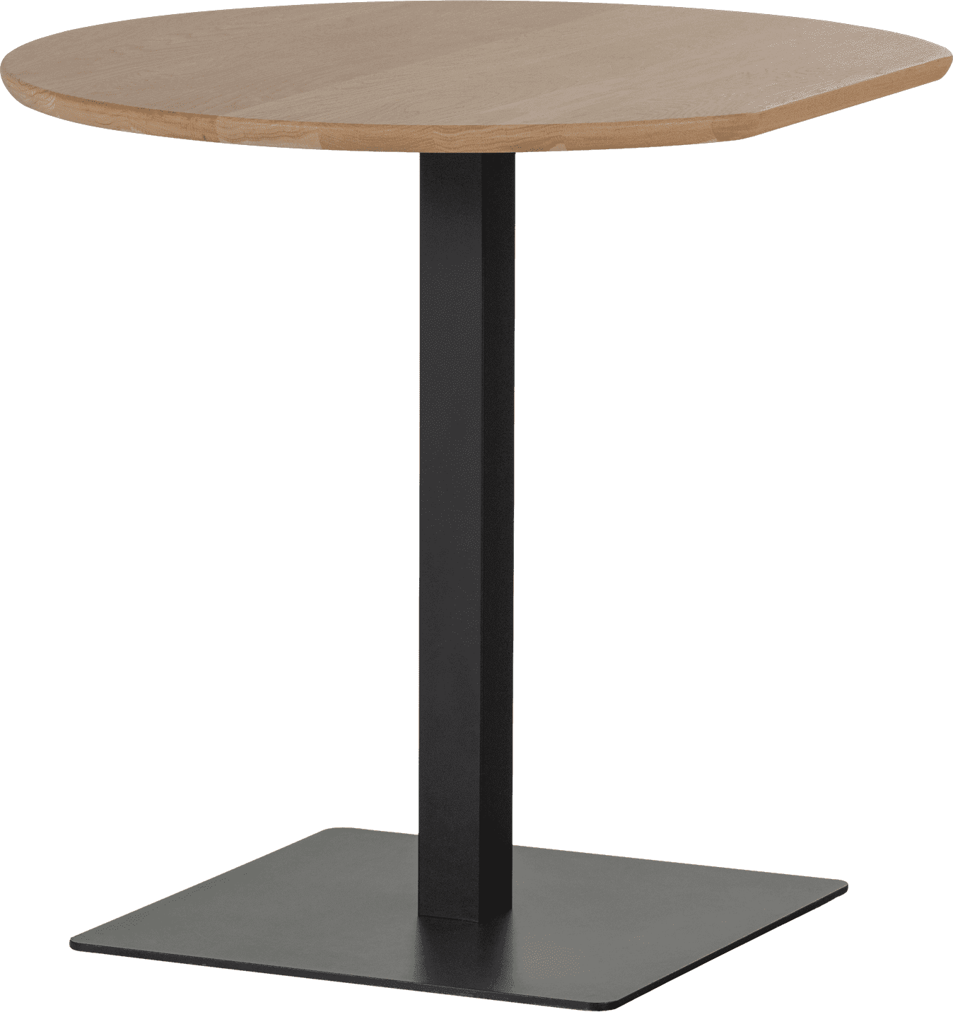 WOOOD Eettafel bistro tafel eindstuk dl 80x74cm transparant Transparant