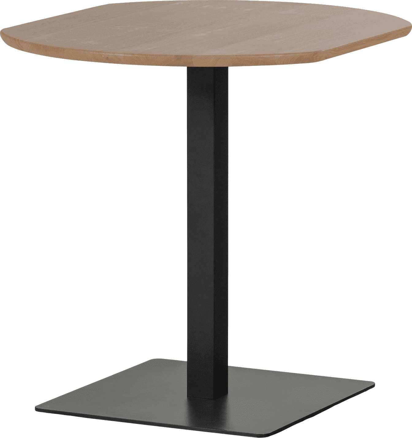 WOOOD Eettafel bistro tafel tussenstuk dl 80x74cm transparant Transparant