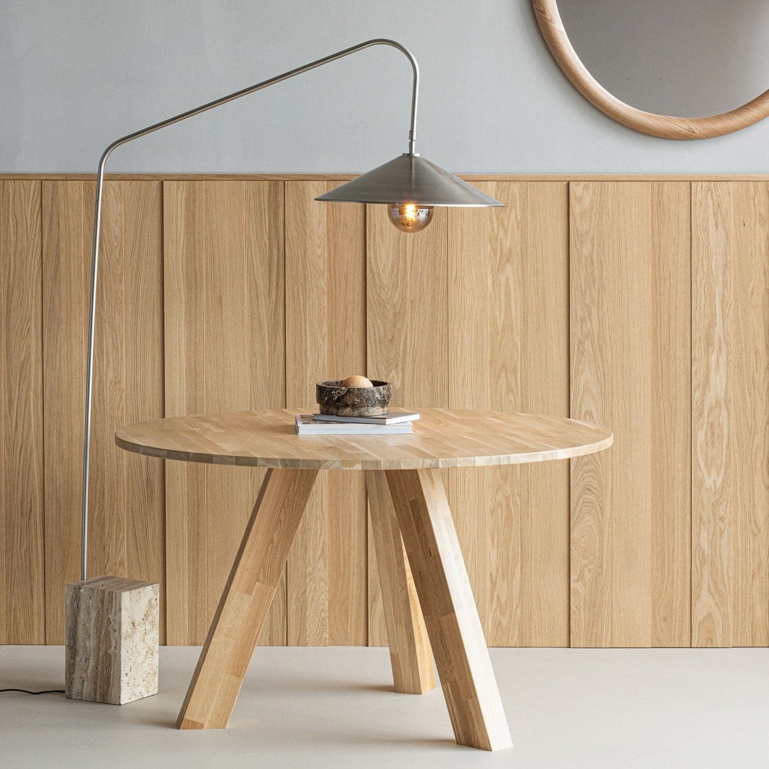 WOOOD Korn vloerlamp metaal chrome Chroom Vloerlamp