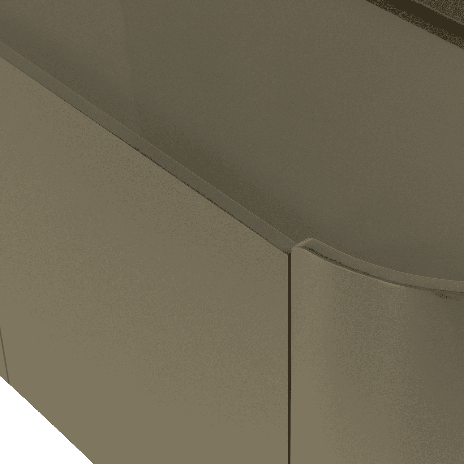 WOOOD Liora tv meubel hout hoogglans groen Groen Tv-meubel|Tv-dressoir