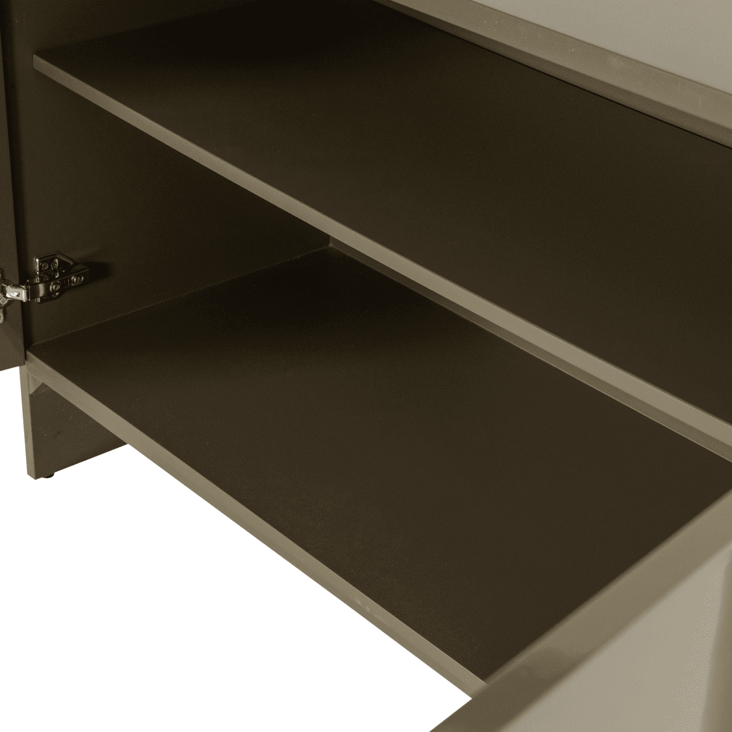 WOOOD Liora tv meubel hout hoogglans groen Groen Tv-meubel|Tv-dressoir