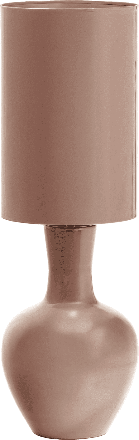 WOOOD Loa tafellamp xl metaal hoogglans lichtroze Lichtroze Tafellamp