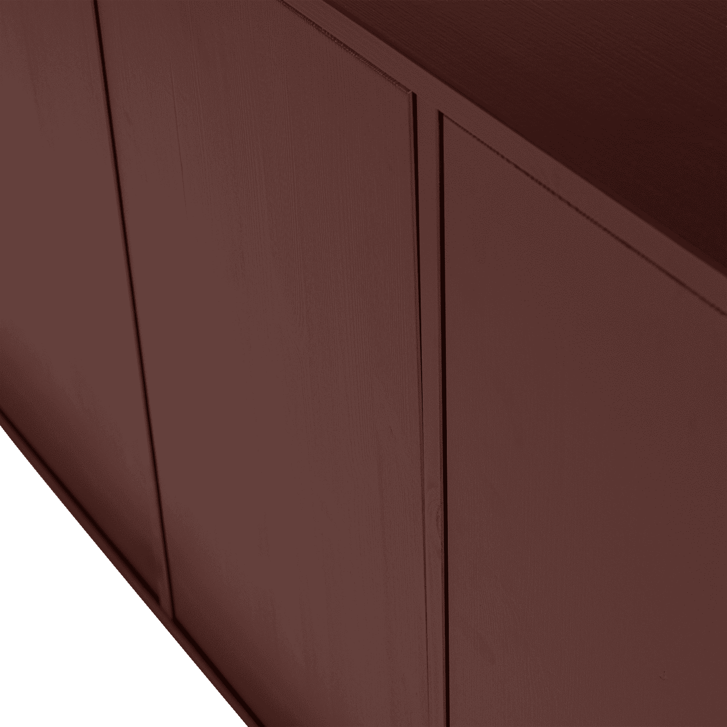 WOOOD Merel dressoir grenen bordeauxrood Bordeaux Dressoir|Kast