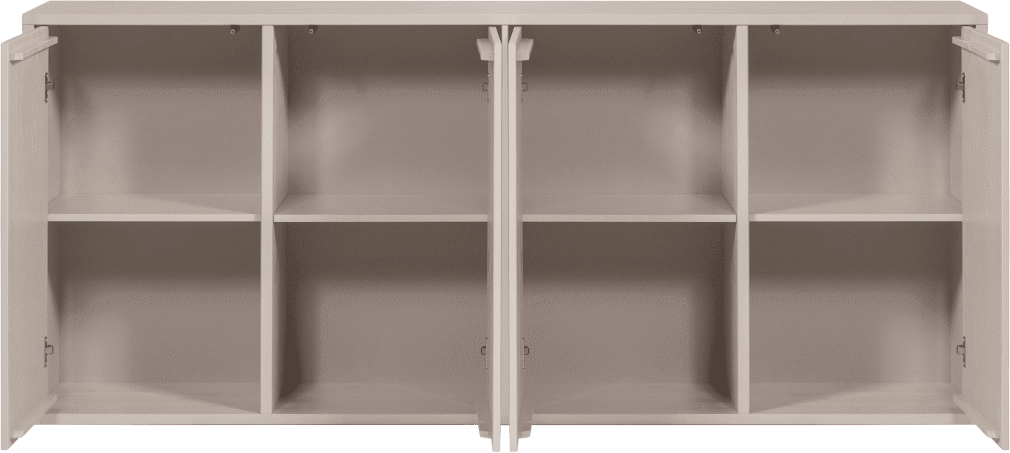WOOOD Merel dressoir grenen dust Paars Dressoir|Kast