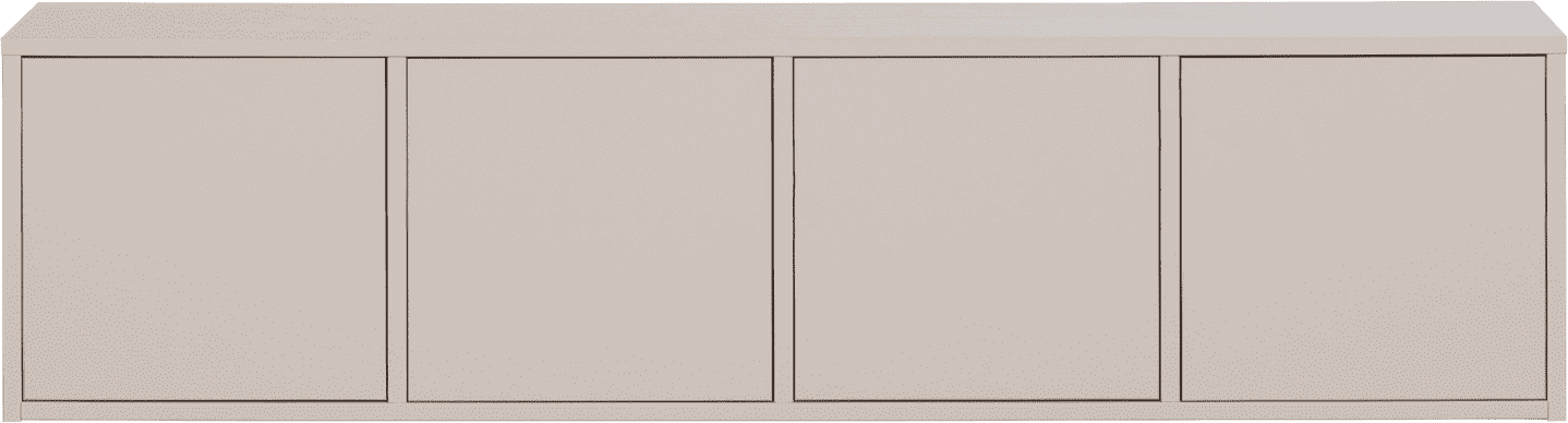 WOOOD Merel tv meubel grenen dust Paars Tv-meubel|Tv-dressoir