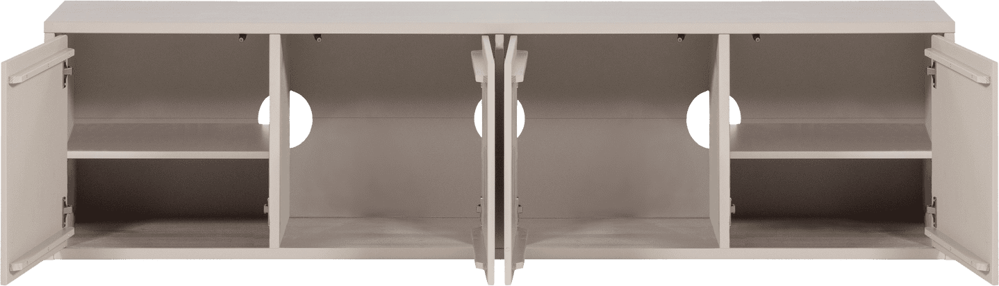 WOOOD Merel tv meubel grenen dust Paars Tv-meubel|Tv-dressoir
