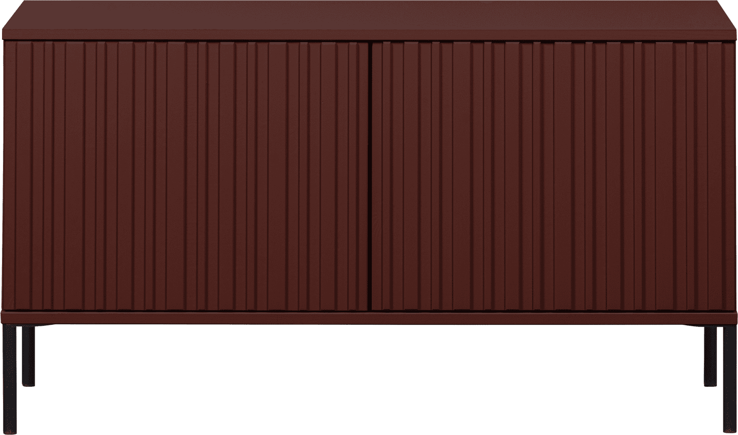 WOOOD New gravure tv meubel 100cm grenen bordeauxrood Bordeaux Tv-meubel|Tv-dressoir