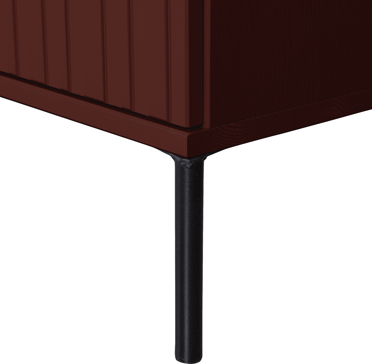 WOOOD New gravure tv meubel 100cm grenen bordeauxrood Bordeaux Tv-meubel|Tv-dressoir